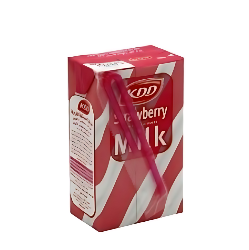 KDD Strawberry Striped Milk 250ml
