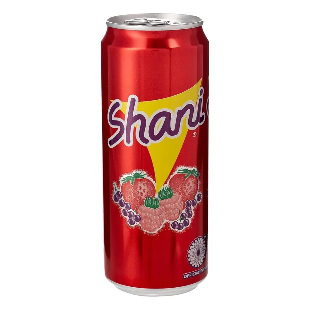 Shani Cans 330ml refreshing fruit flavored soft drink can