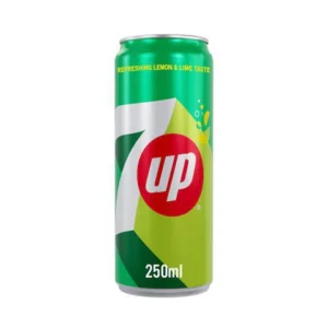 7UP Lemon Lime Soft Drink 250ml refreshing citrus beverage can