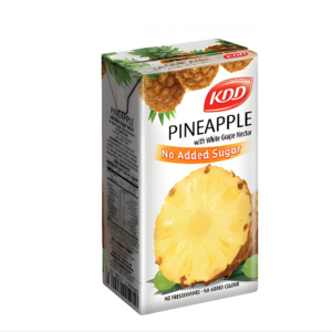 KDD No Added Sugar Pineapple with White Grape Nectar 250 ml