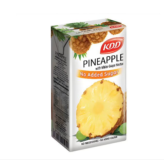 KDD No Added Sugar Pineapple with White Grape Nectar 250 ml