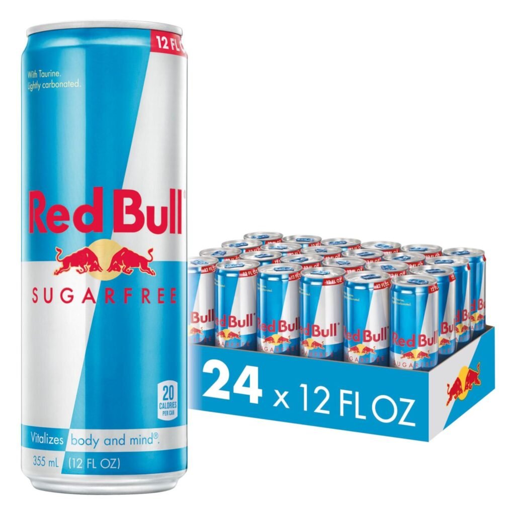 Red Bull Sugar Free Energy Drink 12 Fl Oz 24 pack cans