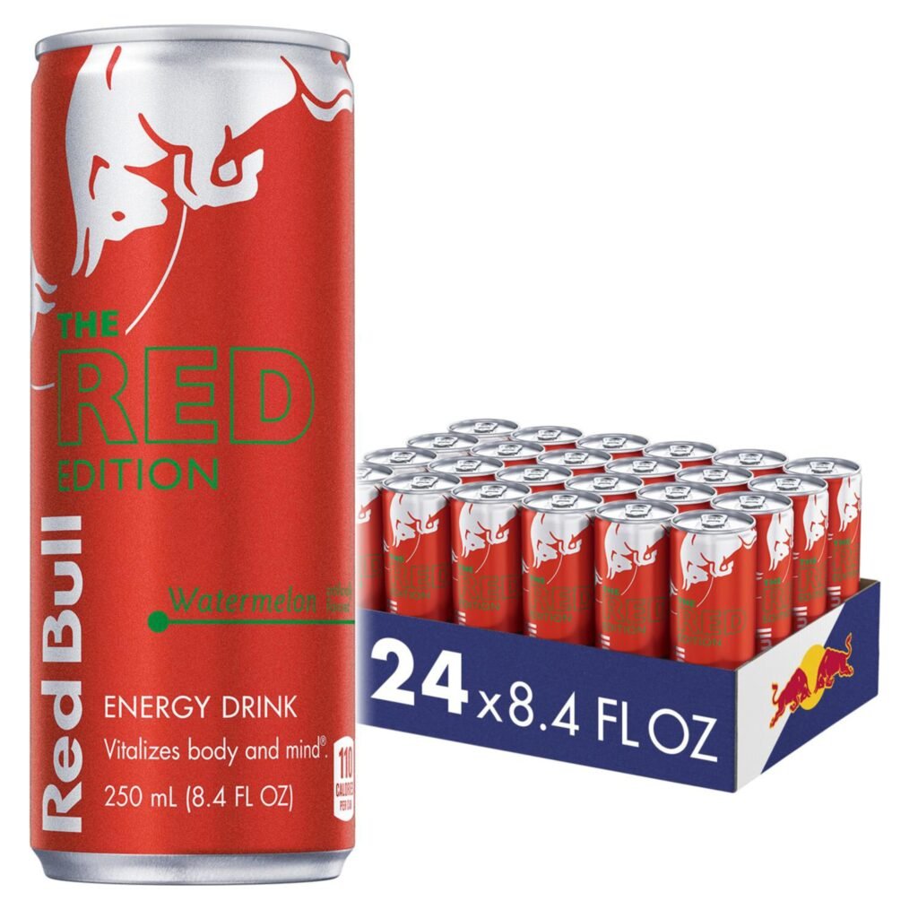 Red Bull Red Edition Watermelon Energy Drink 250ml 24 pack cans