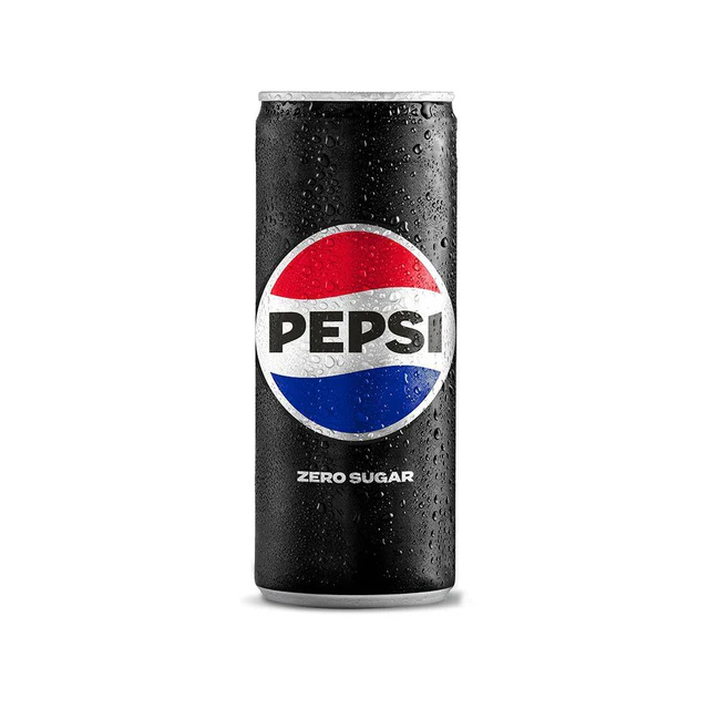 Pepsi Zero Sugar 250ml refreshing cola soft drink can