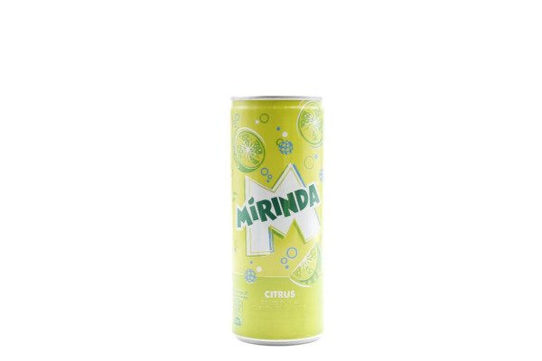 Mirinda Citrus Soft Drink 250ml refreshing fizzy beverage can