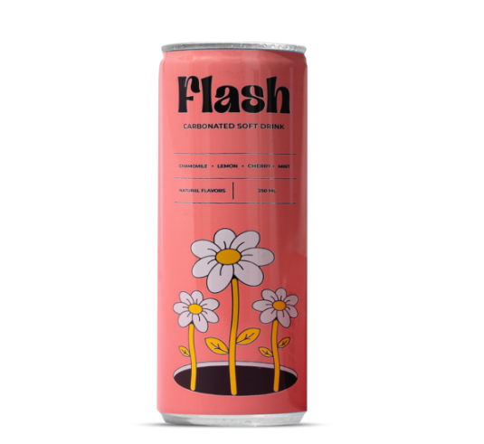 Flash Cherry Mix Natural Flavor Soft Drink 250 ml