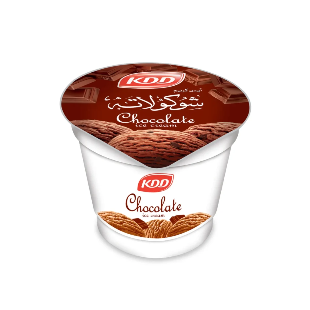KDD Chocolate Ice Cream 100ml creamy chocolate frozen dessert