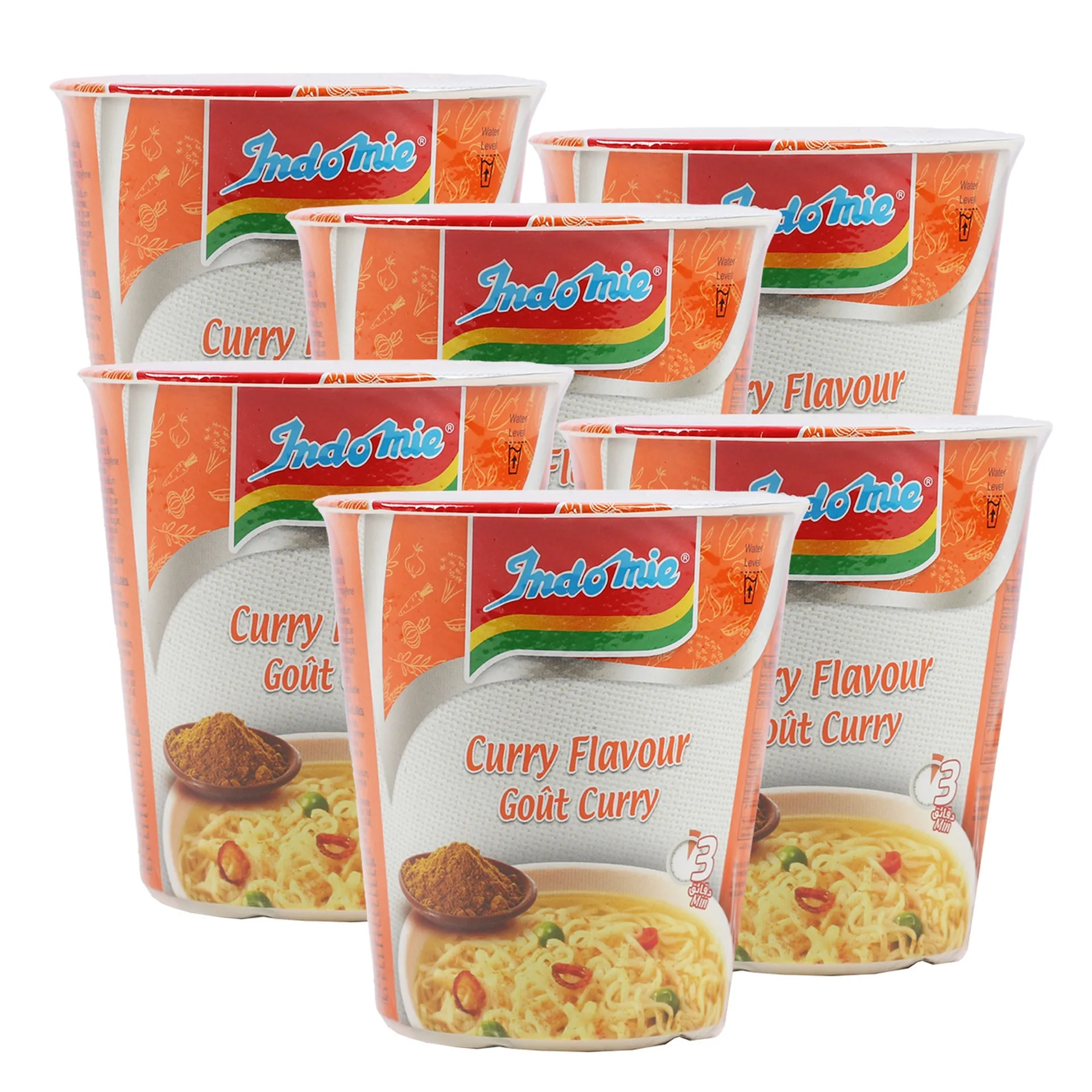 Indomie Assorted Instant Cup Noodles 6 Pack assorted noodle cups