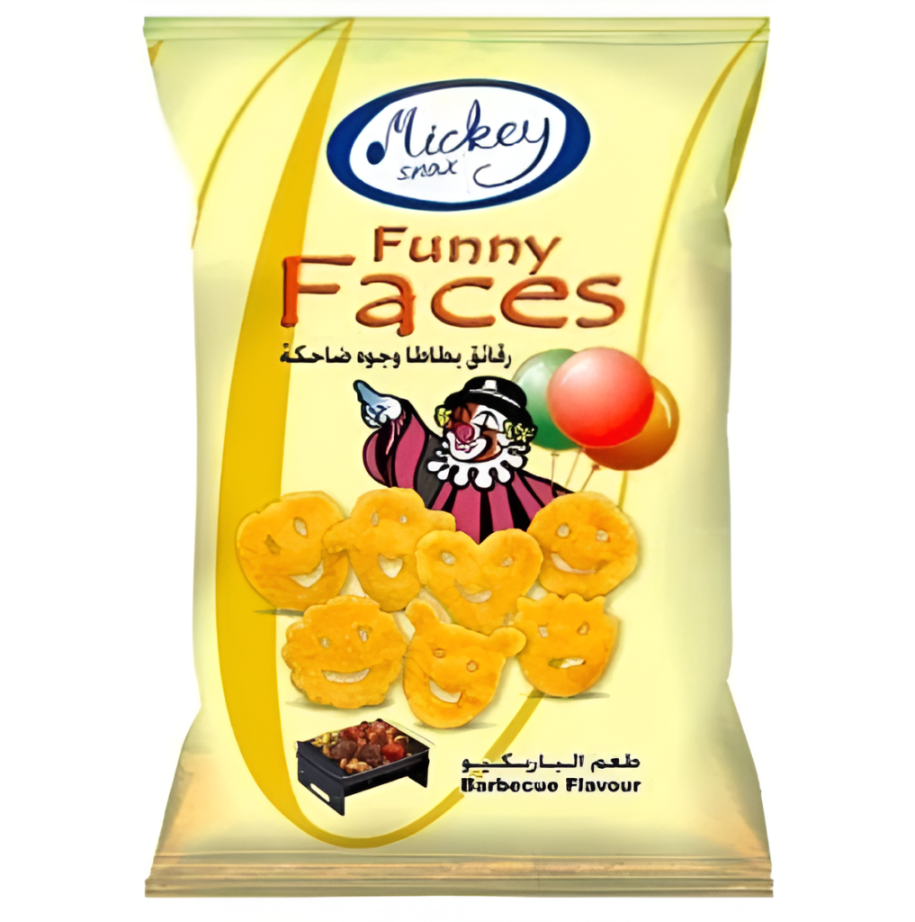 Smiley Faces BBQ Flavor Chips Mickey 41g